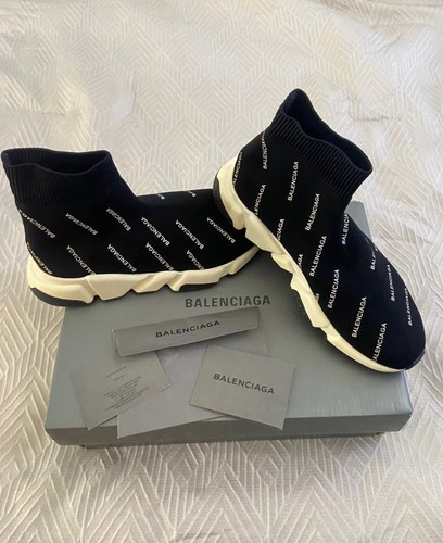 Calzino balenciaga nero bianco - balenciaga,